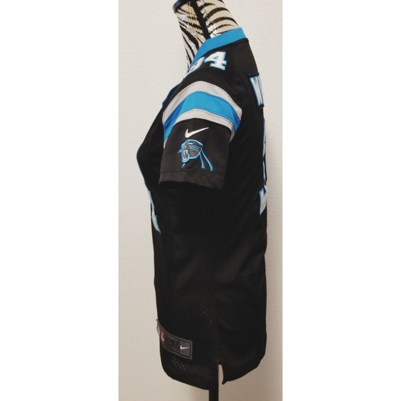 NIKE PANTHER WILLIAMS BLACK GAME JERSEY - Picture 3 of 8